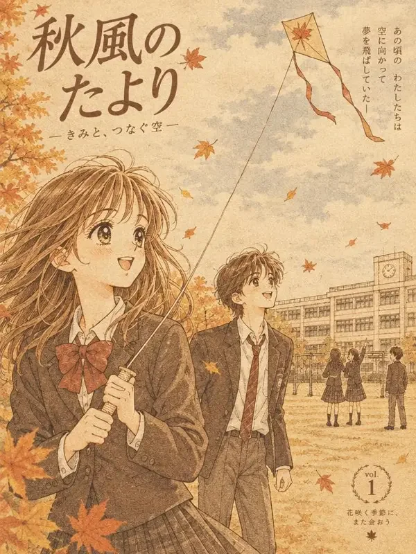 韩漫h《纸鸢与风》少女漫画封面