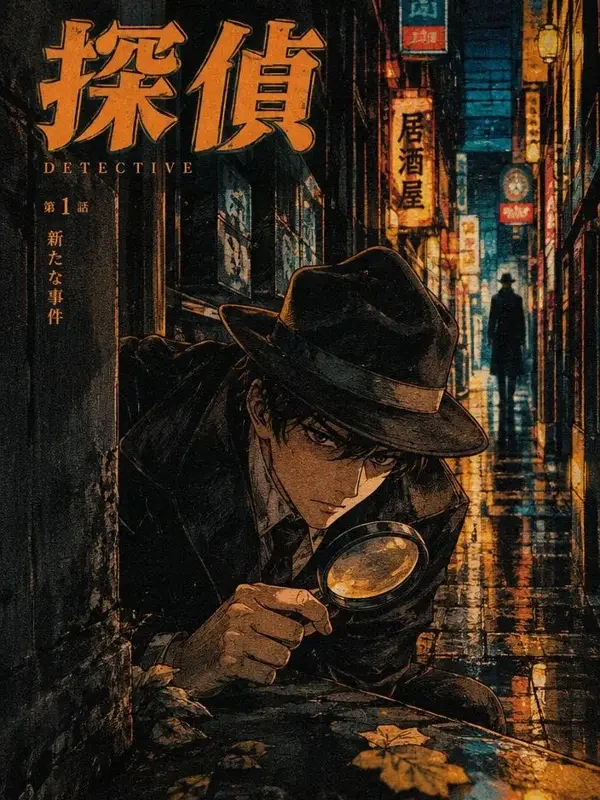 韩漫h《霓虹侦探社》悬疑漫画封面