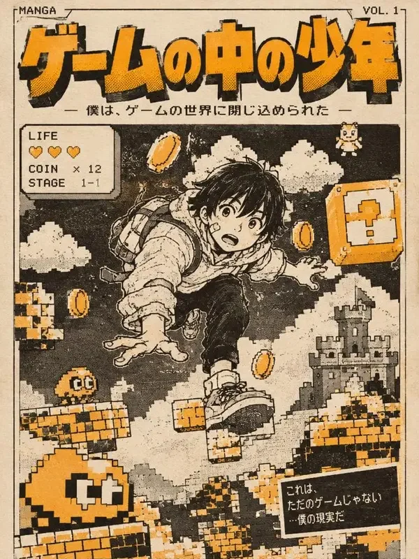 韩漫h《像素勇者》科幻漫画封面