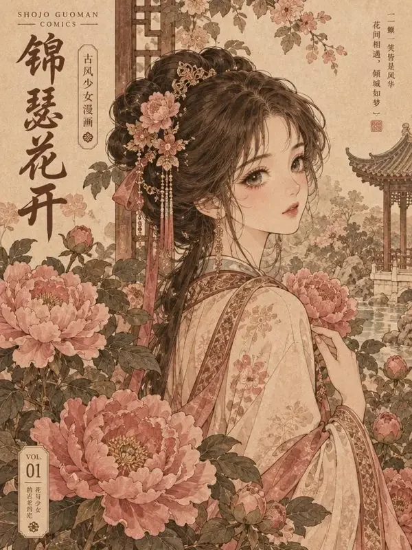 韩漫h《花间旧梦》少女漫画封面
