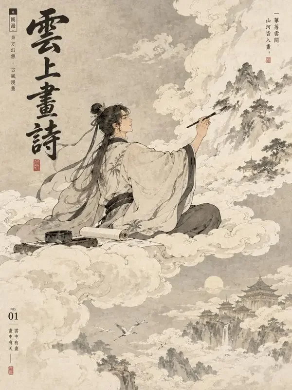 韩漫h《云间墨客》国漫漫画封面